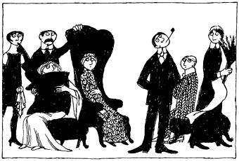 Edward Gorey Picture of the Party
